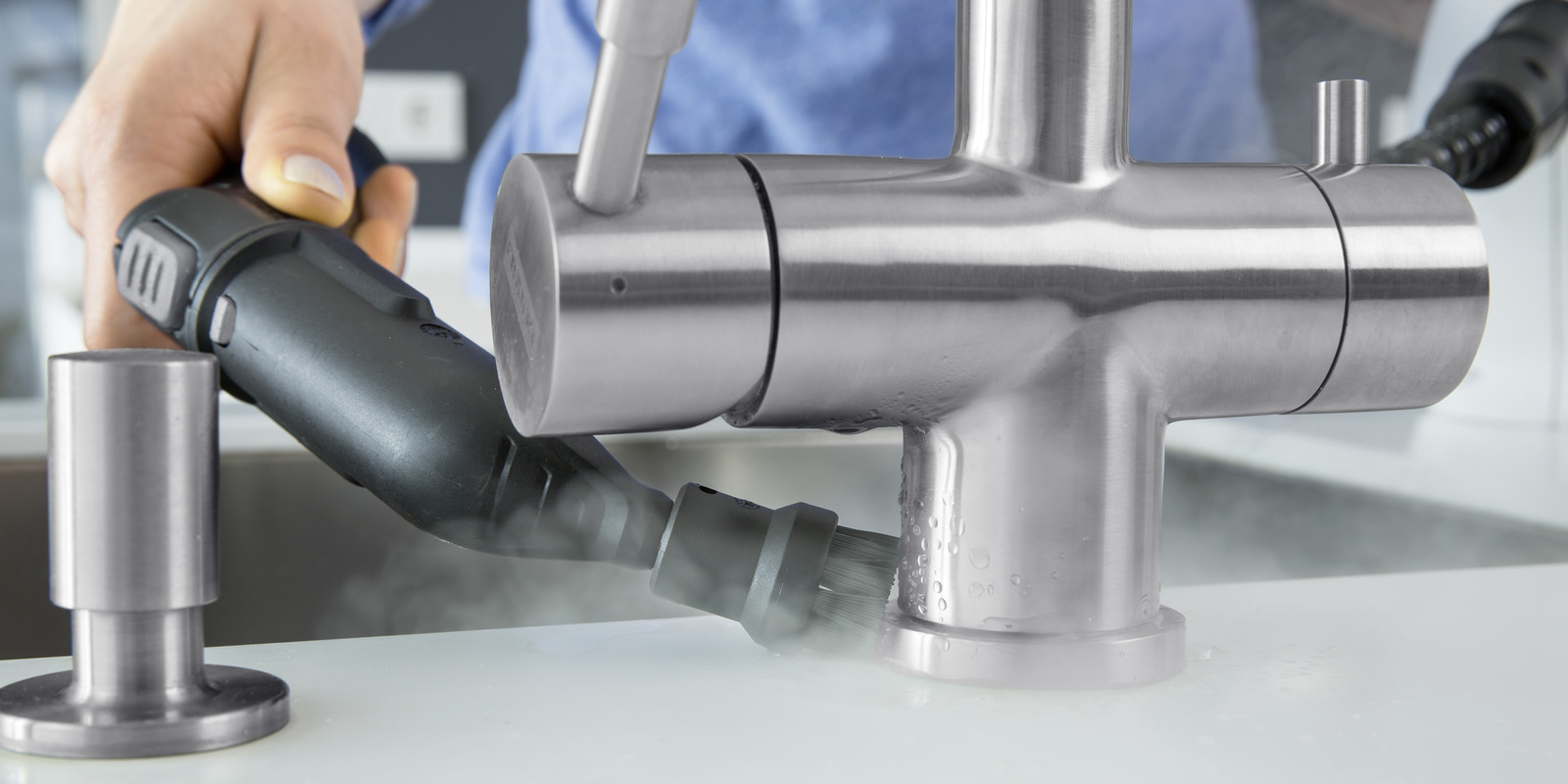 Kärcher tips til afkalkning køkken vandhane 