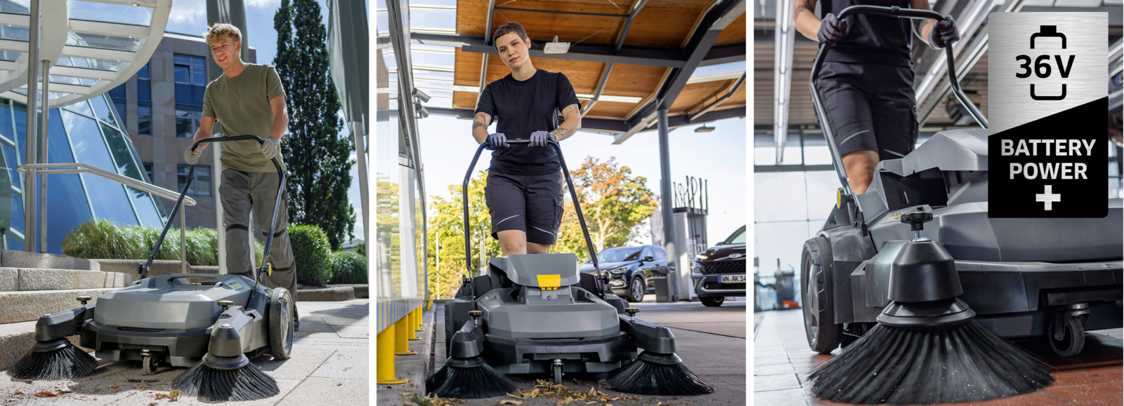 Handgeführte Kehrmaschine Handgeführte Kehrmaschine