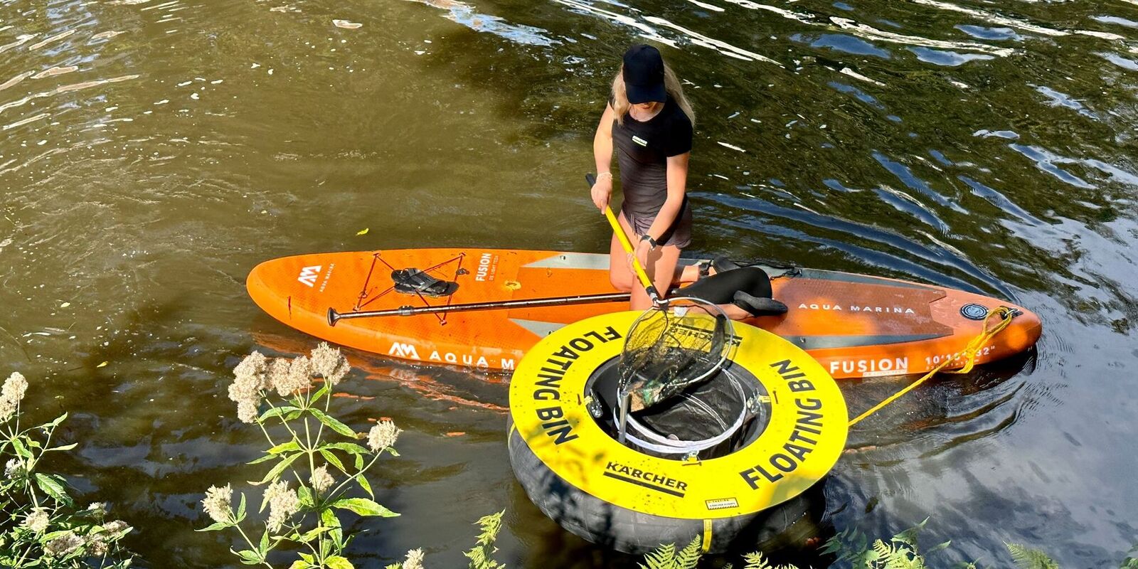 ケルヒャー オランダの浮き型ゴミ箱