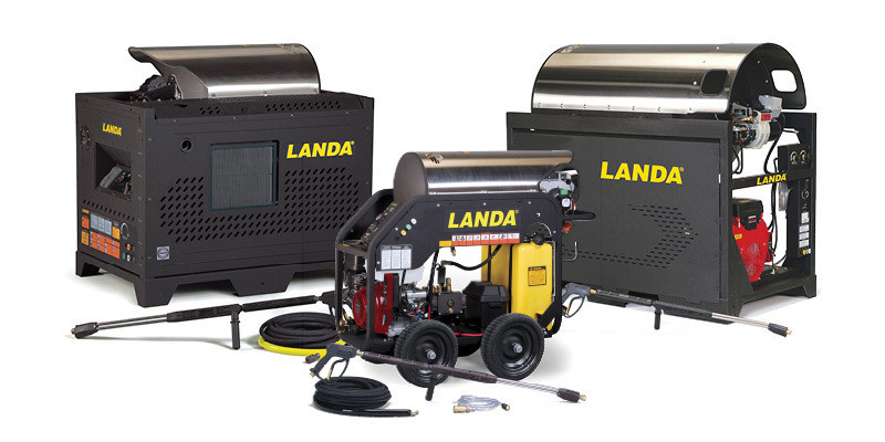 Gas and Diesel Hot Water Pressure Washers Collection of Landa Gas and Diesel Hot Water Pressure Washers