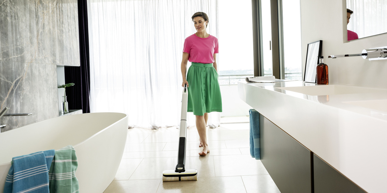 Kärcher tips for cleaning tiles