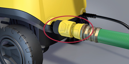 Karcher Garden Hose Quick Connect - Correct Assembly Karcher Garden Hose Quick Connect - Correct Assembly