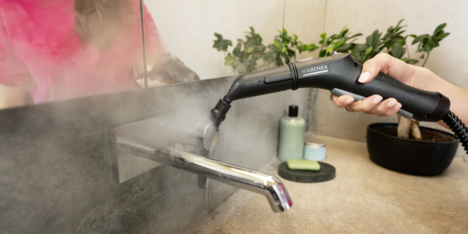 Kärcher tips til rengøring af håndvask og vandhane