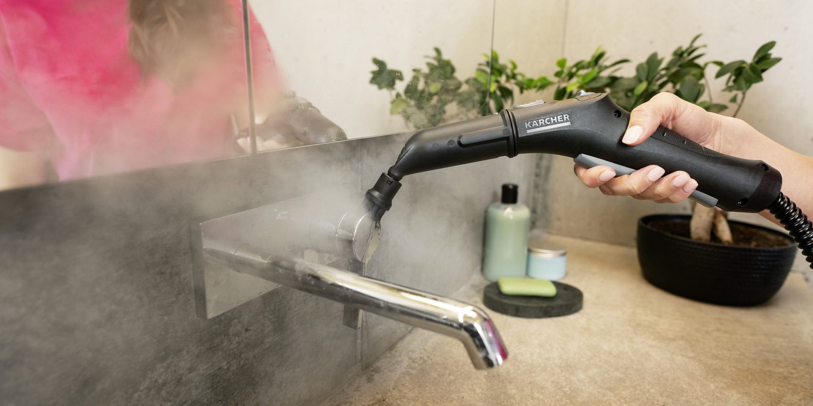 Kärcher tips for cleaning sinks and taps