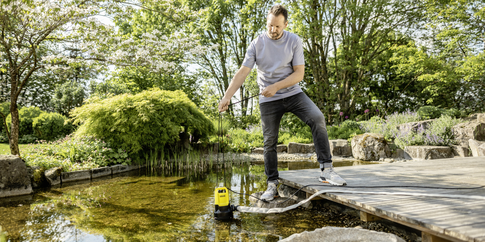 Kärcher tips: Pond cleaning