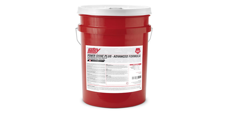 Photo of 5-gallon bucket of Power Shine Plus Advanced Formula