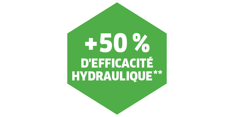 eco!Booster 50 % d'efficacité hydraulique en plus eco!Booster 50 % d'efficacité hydraulique en plus