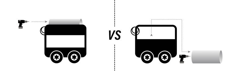 Easier to Service An illustration demonstrates easier to service