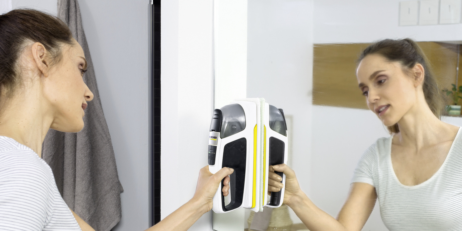 Nettoyage des miroirs avec les conseils de Kärcher