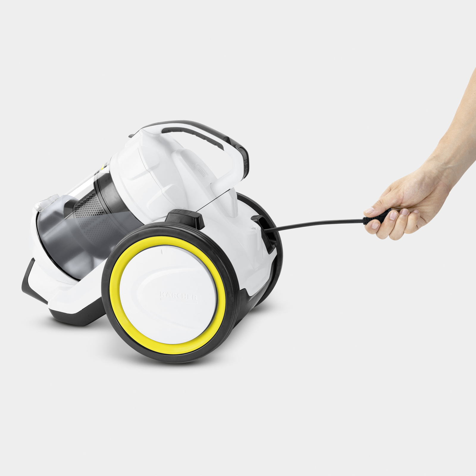 Kärcher bagless vacuum cleaner cable rewind