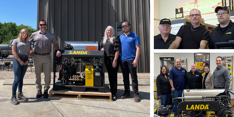 Brand Recognition & Proven Profitability 3 sets of photos of Landa dealers
