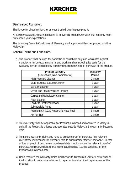 AKMY Warranty Policy 2024
