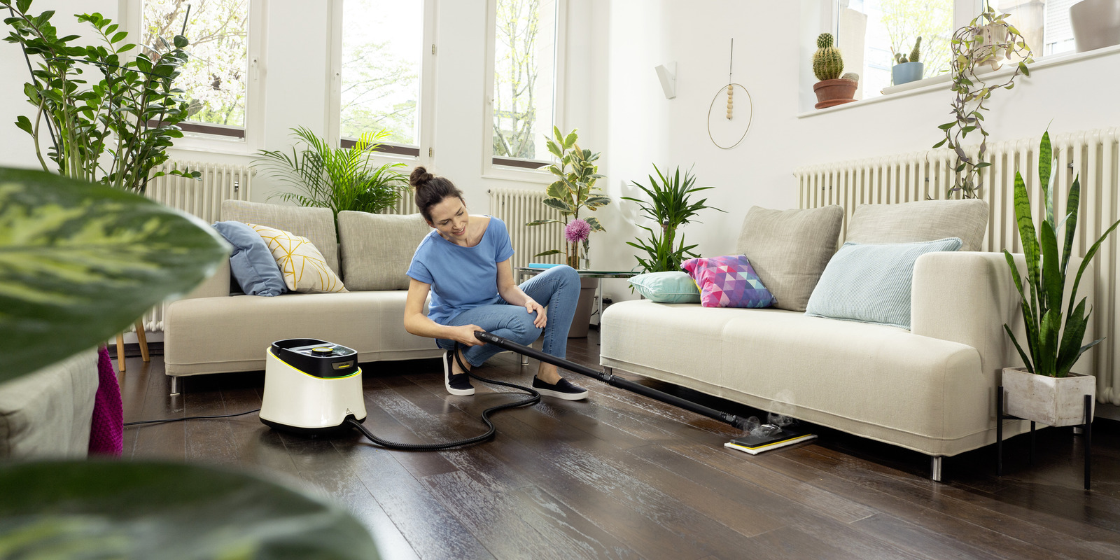 Kärcher tips for cleaning parquet and laminate