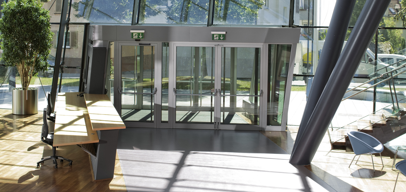 Empfangsbereich Empfangsbereich eines Hotels