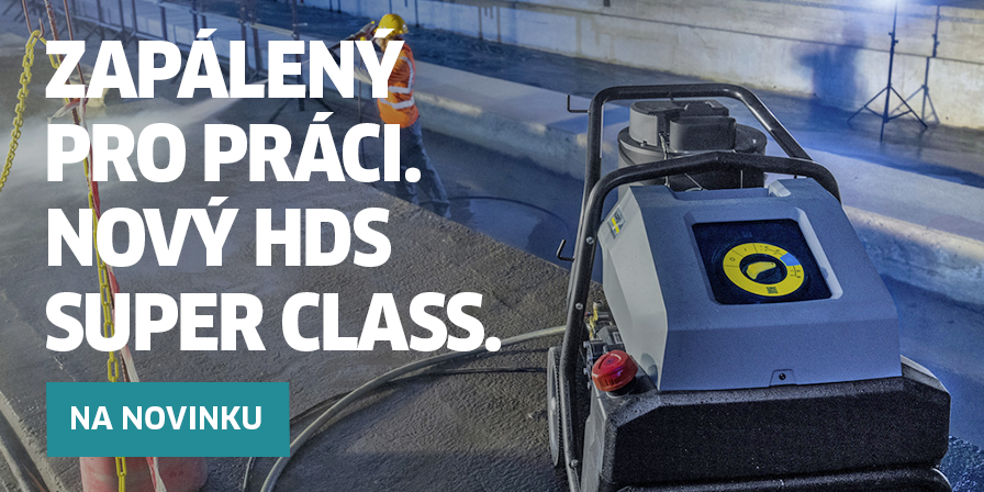 Nové horkovodní čističe HDS Super Class
