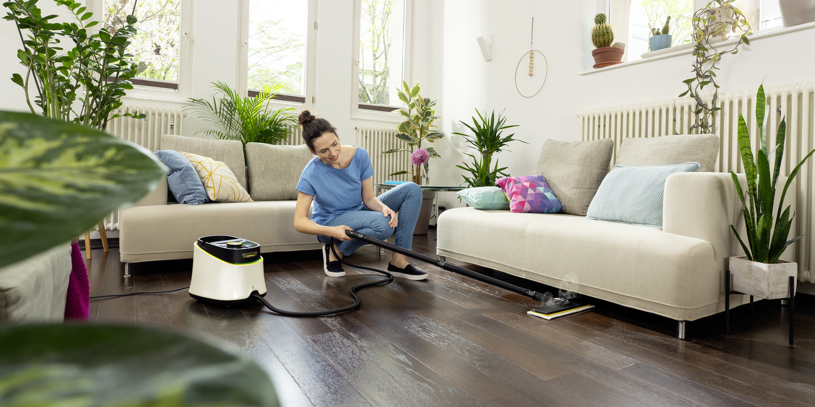 Kärcher tips for cleaning parquet and laminate