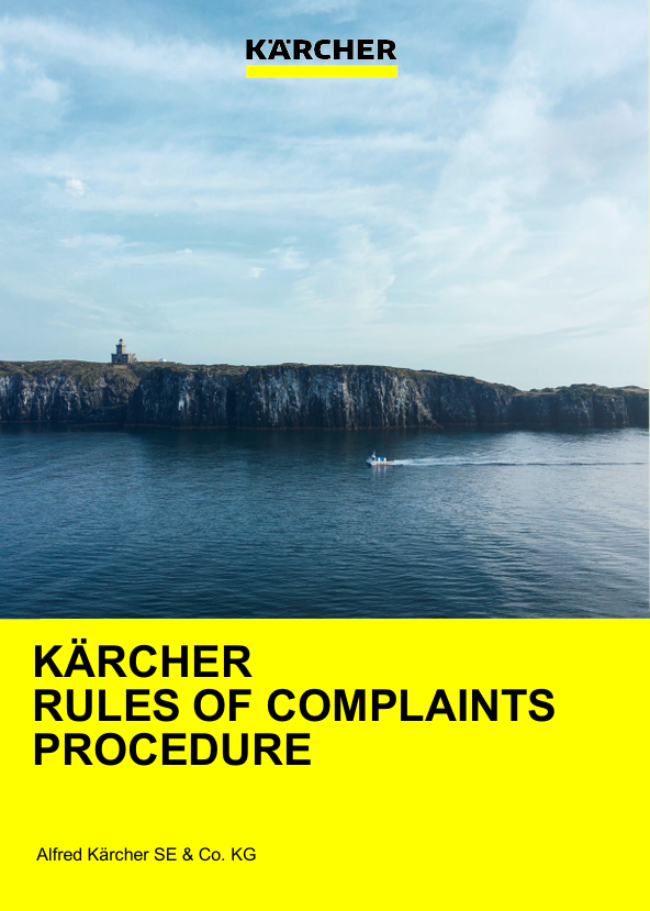 2024-04_Karcher_Rules-Complaints-Procedure Cover