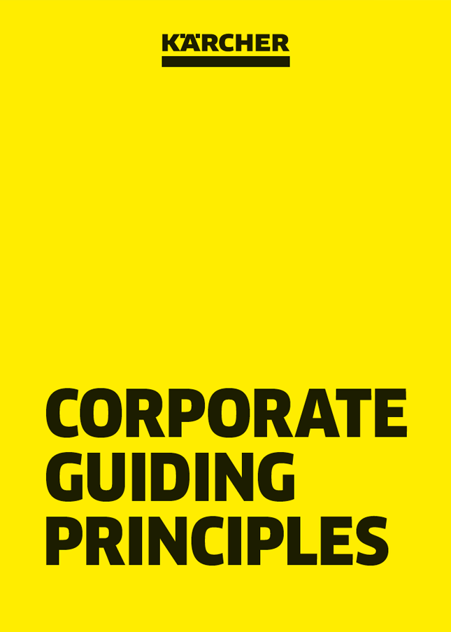 Our corporate guiding principles. Our corporate guiding principles.