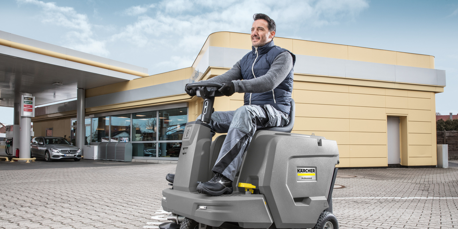 Limpeza de postos de gasolina