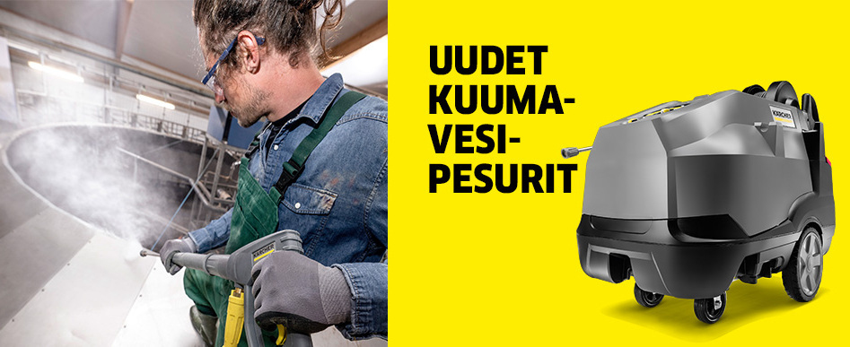 Uudet kuumavesipesurit