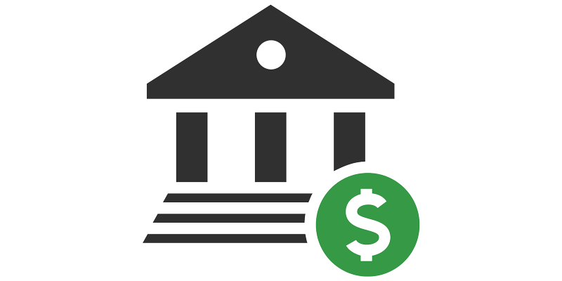 illustration of a bank