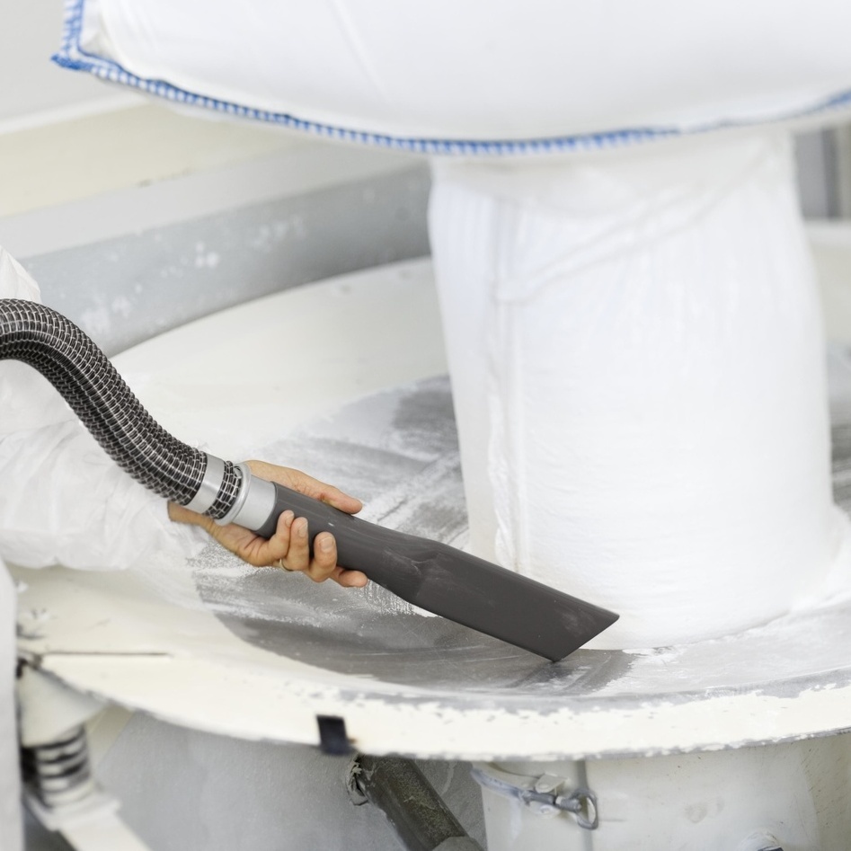 Ramassage sécurisé des particules inflammables