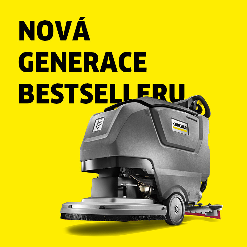 Nový podlahový mycí stroj B 110 R