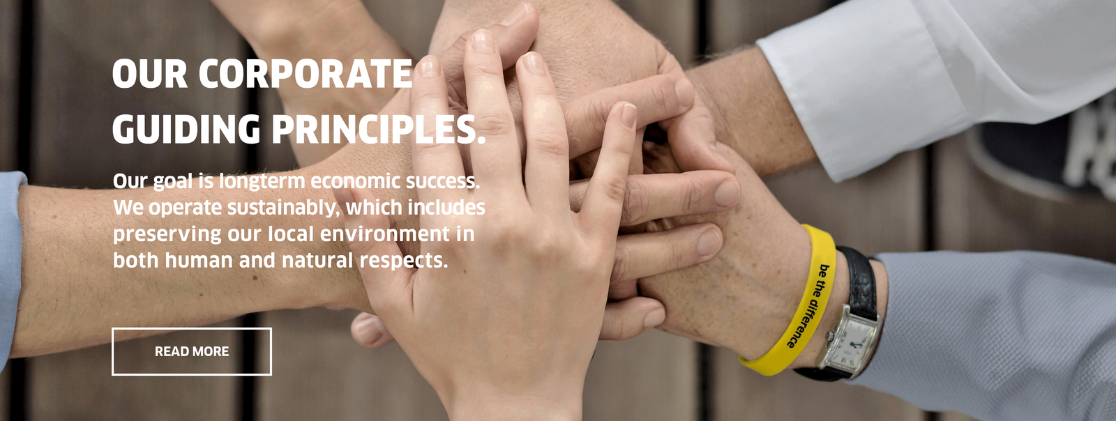 Corporate Guiding Principles Corporate Guiding Principles