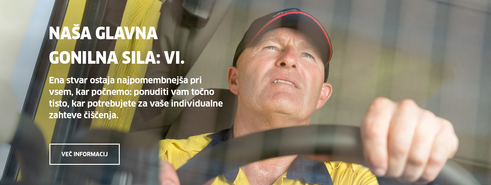 Our major driving force: you.