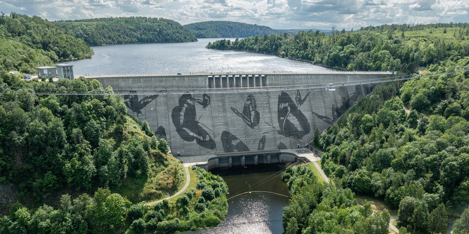 Reverse Graffiti Rappbodetalsperre