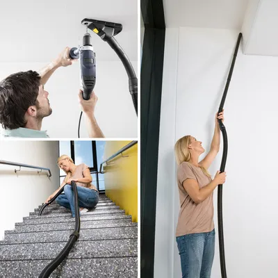 Vhbw Textilfilterbeutel Für Kärcher WD2, WD3, WD1, MV1 – Waschbar, Wiederverwendbar, Blau