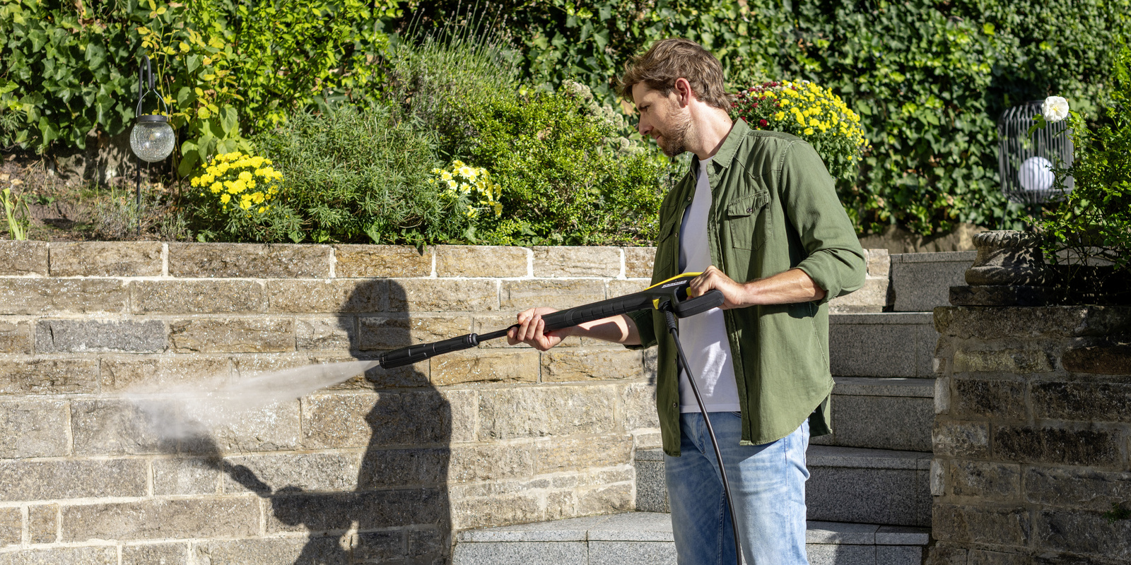 Wasser sparen mit Hochdruck Wasser sparen mit Hochdruck