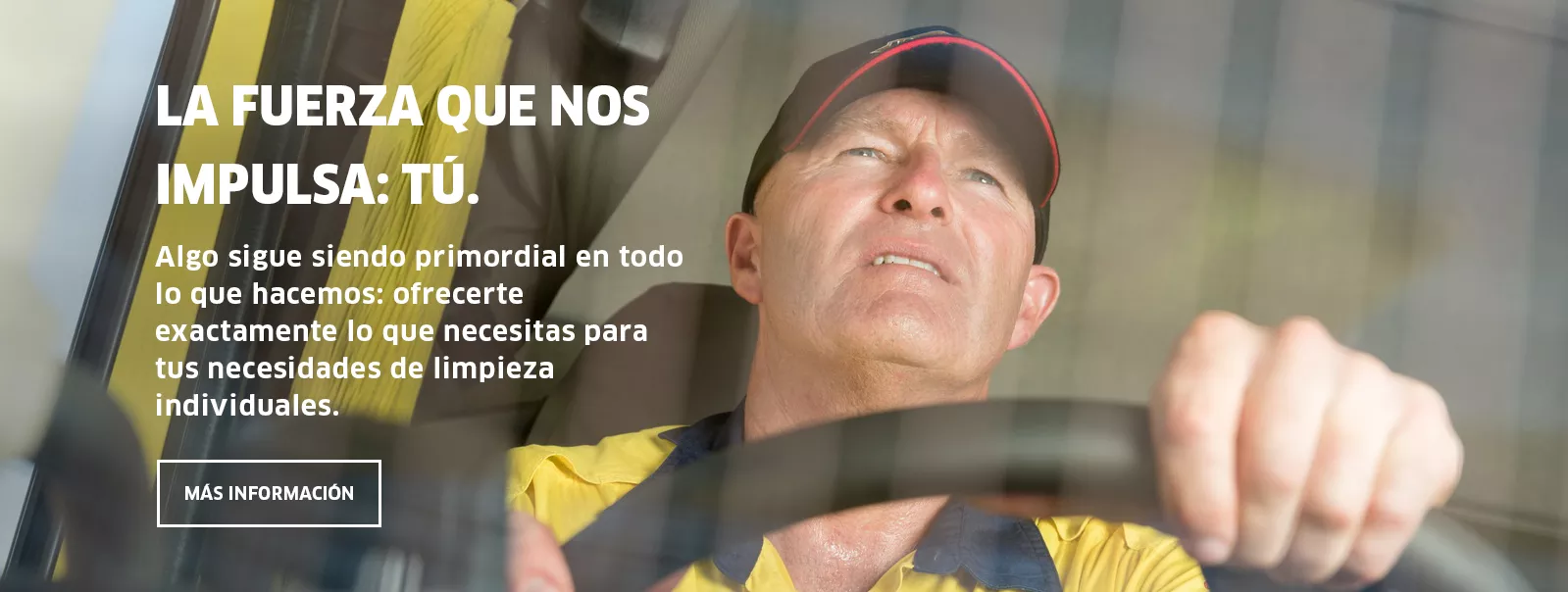 Our major driving force: YOU Man working for Kärcher