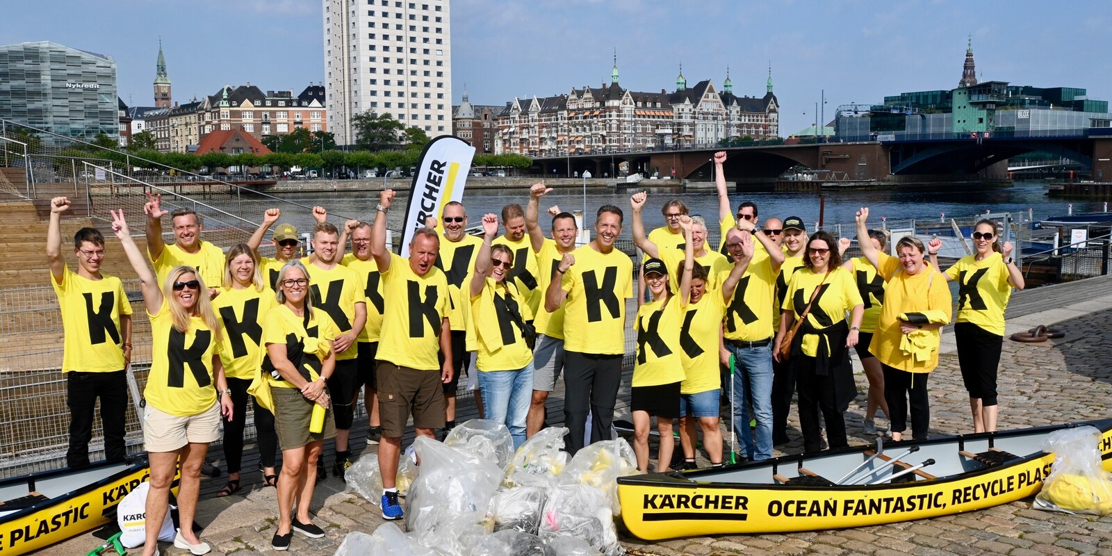 ケルヒャー デンマークの清掃チーム