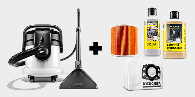 ZESTAW 2 – dla odkurzaczy piorących SE 4, SE 4001 oraz SE 4002