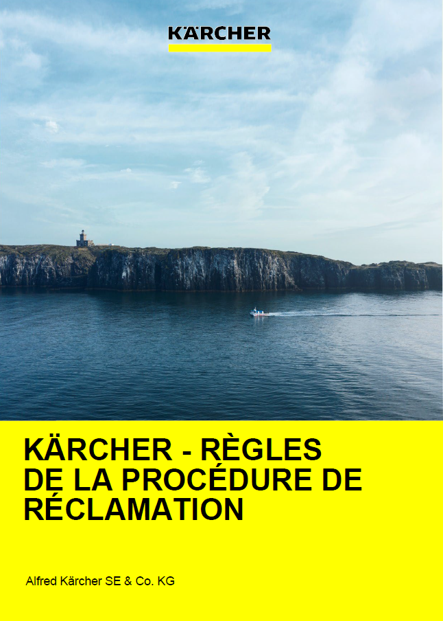 Brochure règles de la procédure de réclamation
