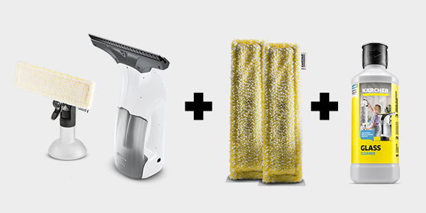 ZESTAW 1 – dla myjek do okien WV / KWI ze spryskiwaczem: