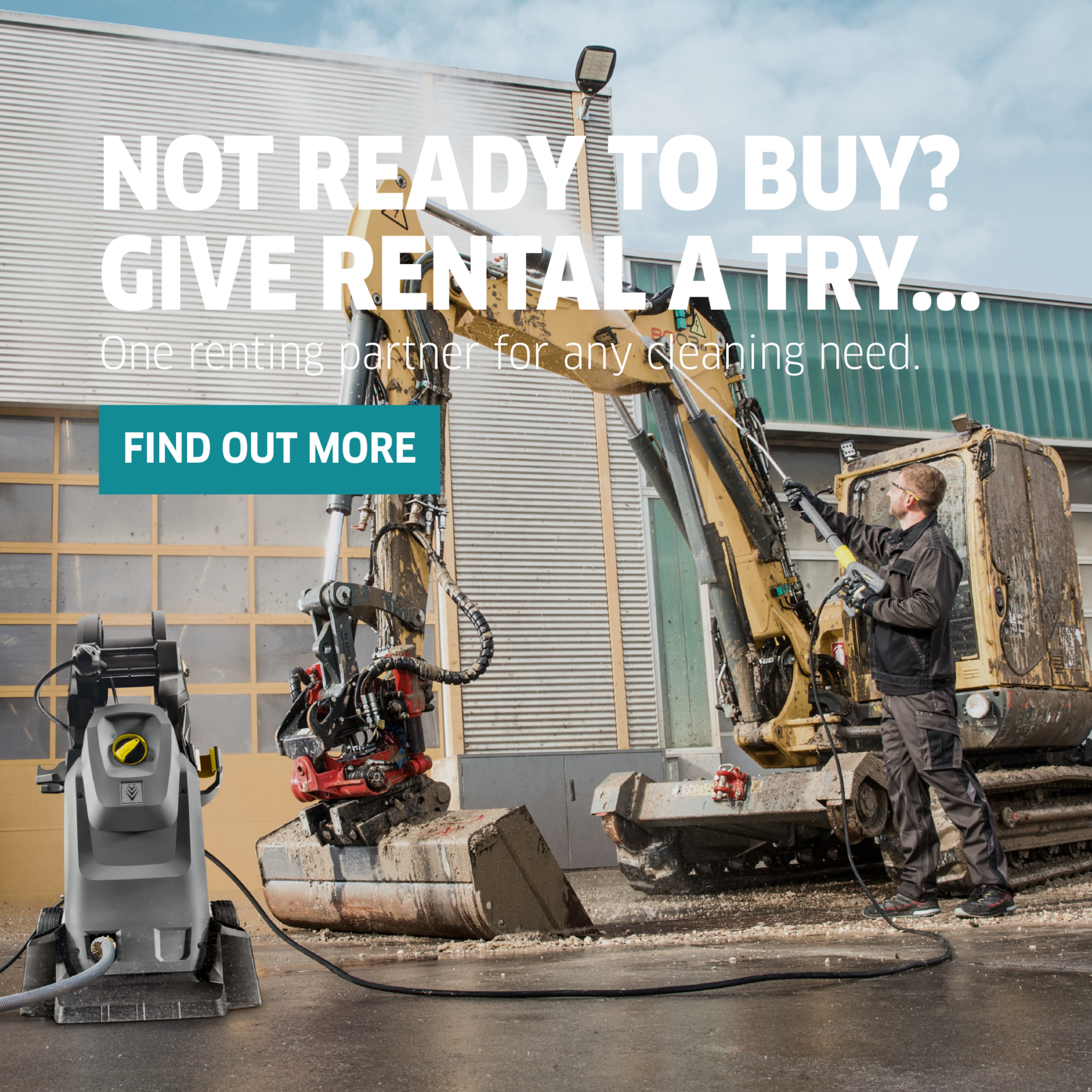 Fast cleaning with Kärcher floor cleaners