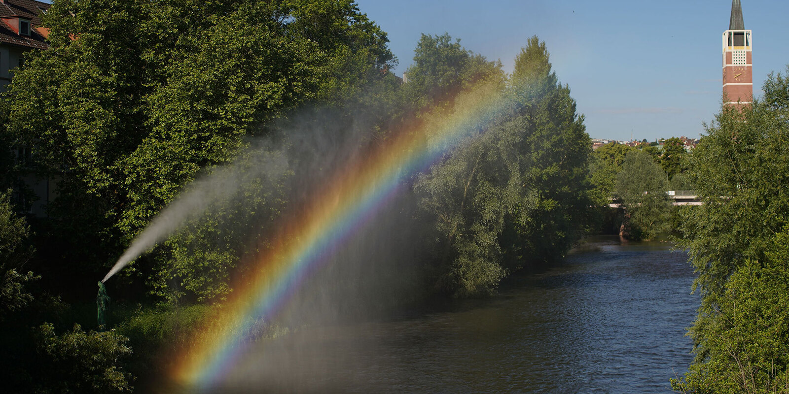 Arc-en-ciel avec Kärcher