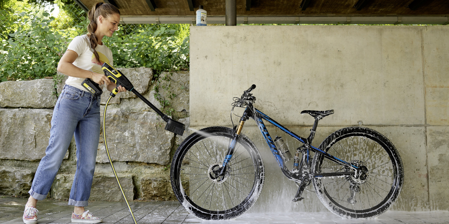 Bike cleaning at home