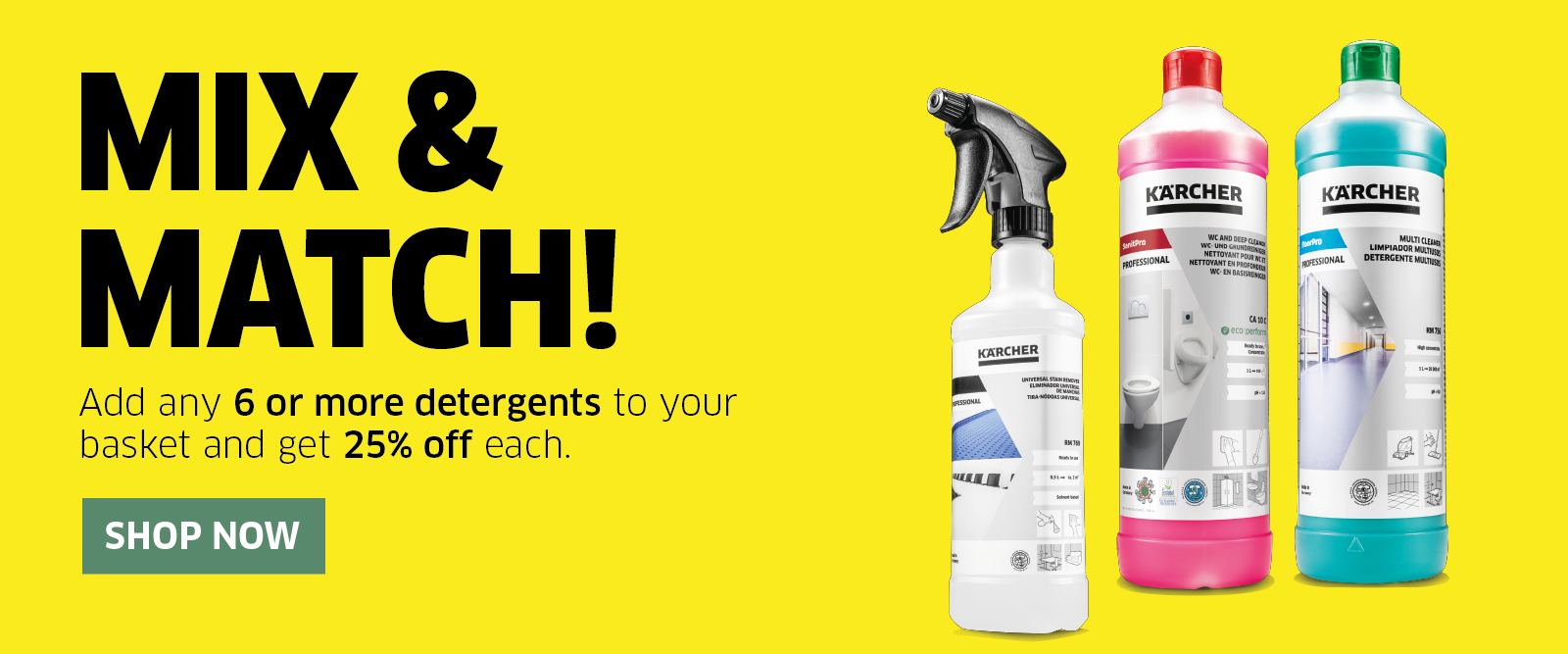 Karcher Mix & Match Detergents Karcher Mix & Match Detergents