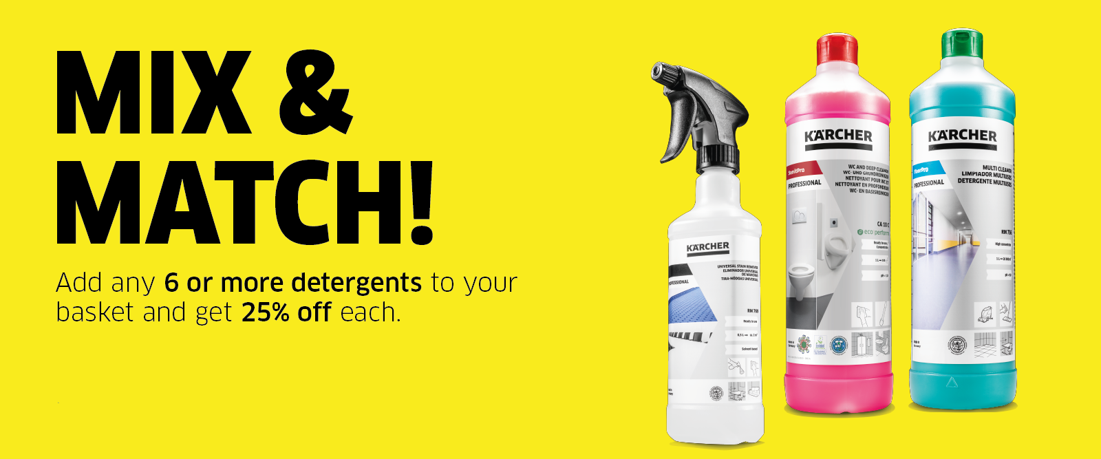 Karcher Mix & Match Detergents Karcher Mix & Match Detergents
