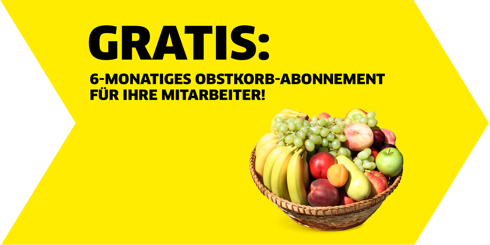 Aktion Wasserspender WPD Wasser Trinken Büro Einkauf Obstkorb