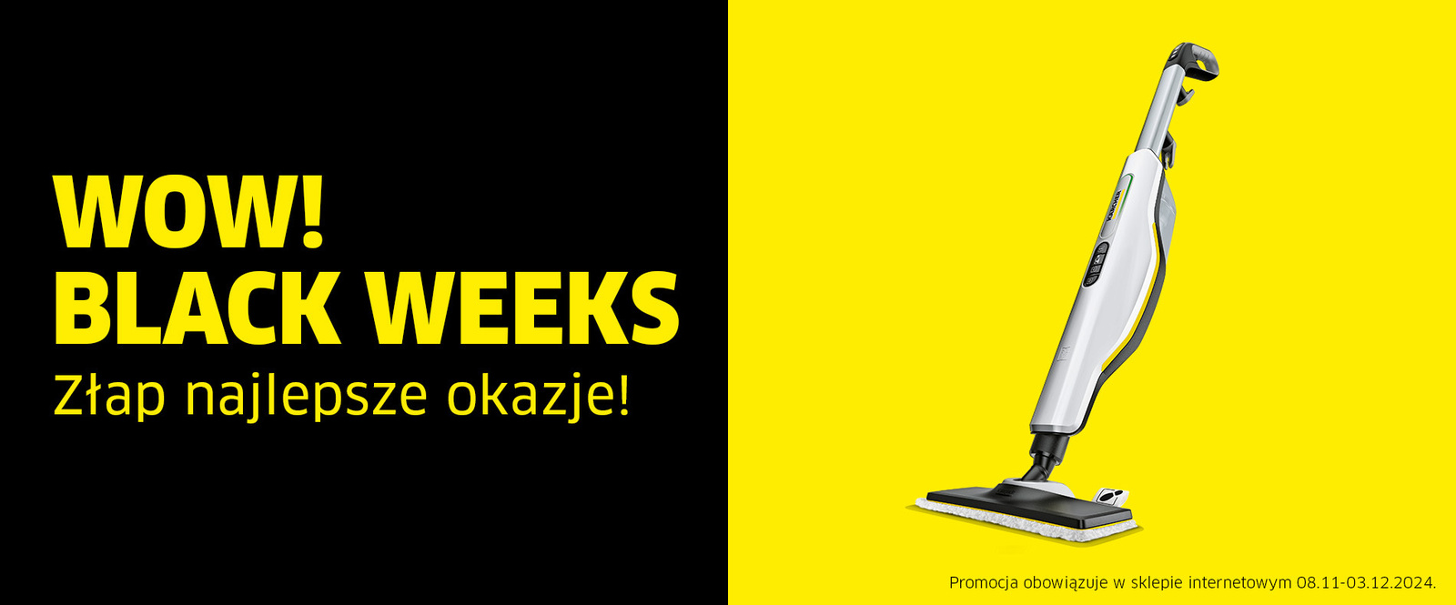 Black Friday & Black Weeks – Mopy parowe | Kärcher Black Friday & Black Weeks – Mopy parowe | Kärcher