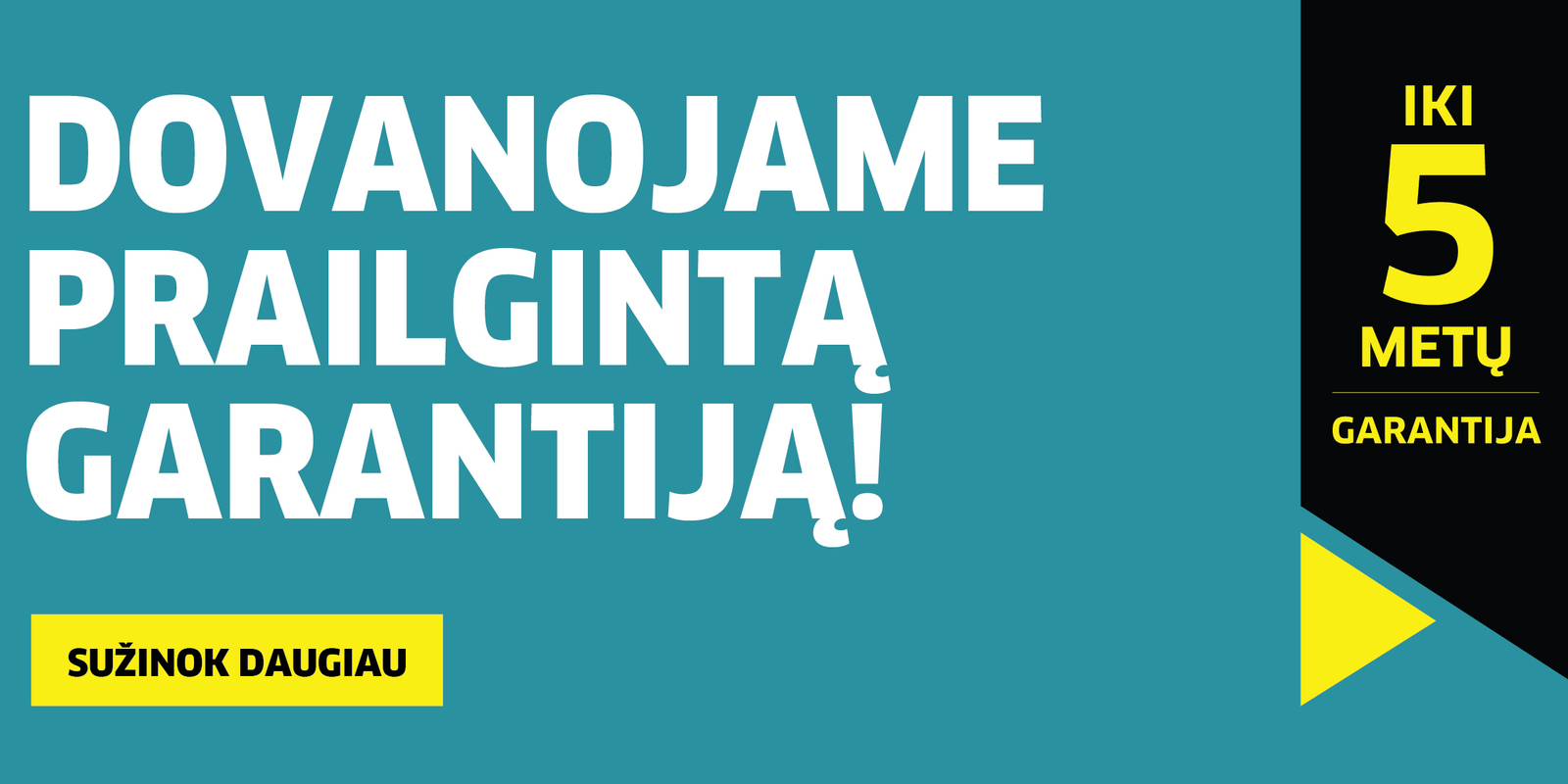 5 metų garantija pirkus Kacher