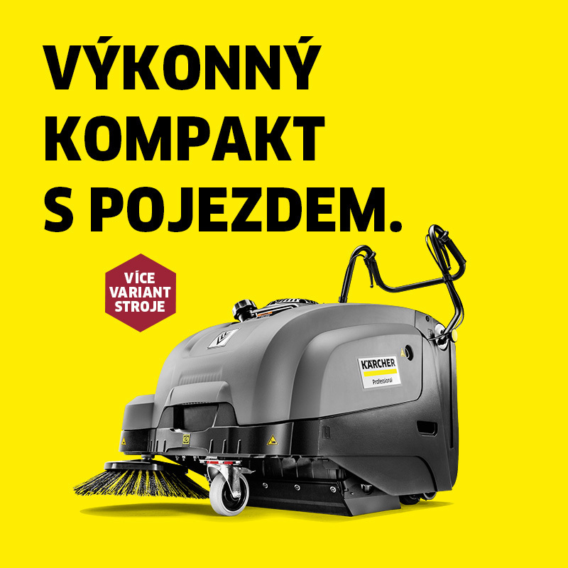 Kompaktní zametač s pojezdem KM 85/50 W