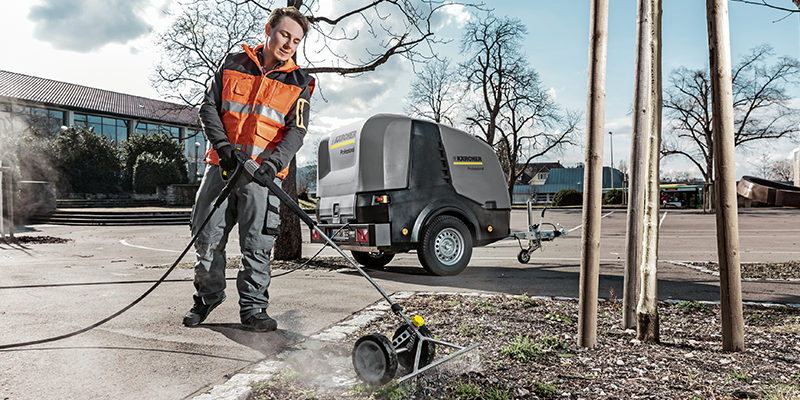 温水除草システム