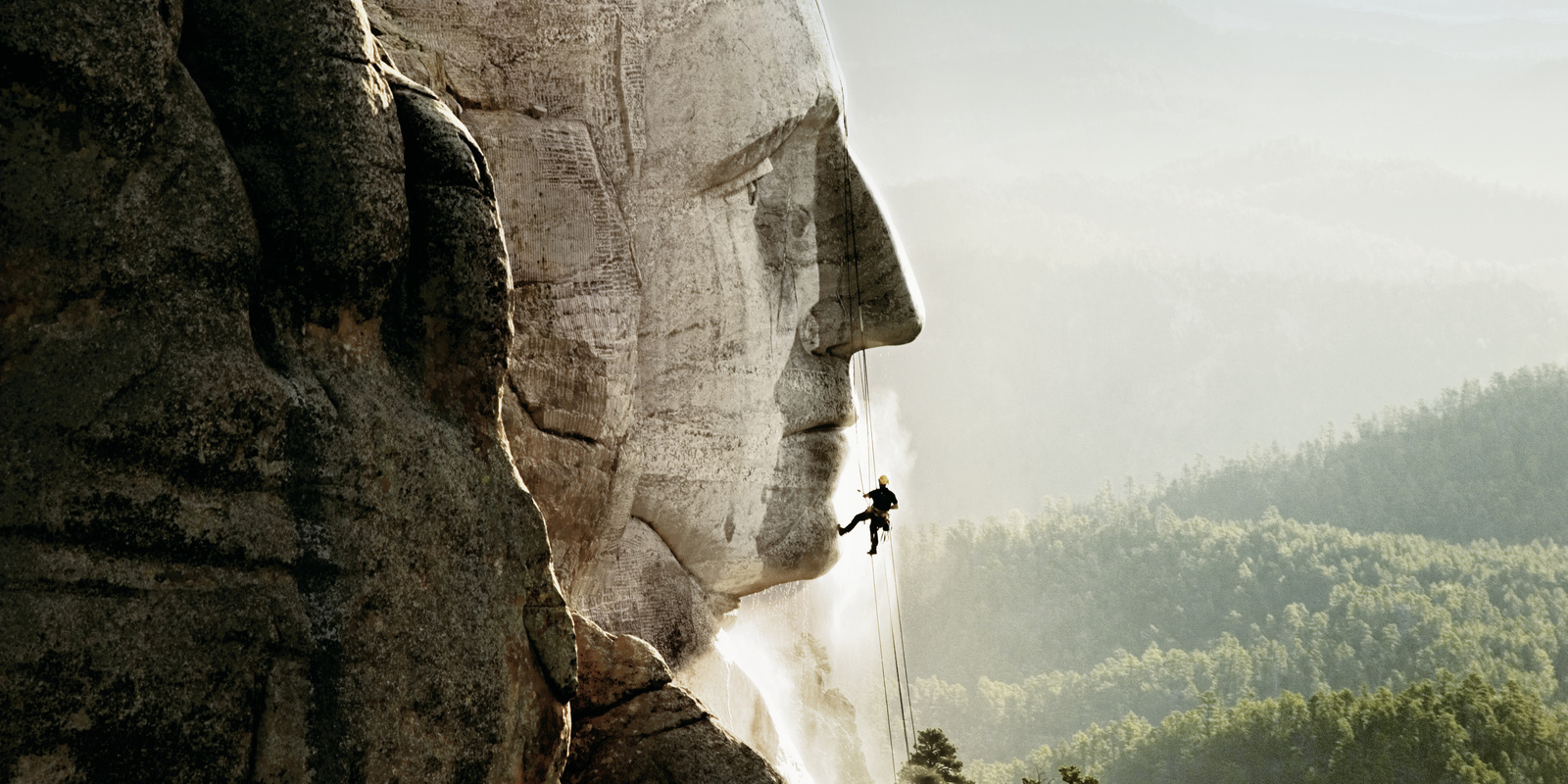 Kultur, Natur und Gesellschaft Reinigungsaktion Mount Rushmore