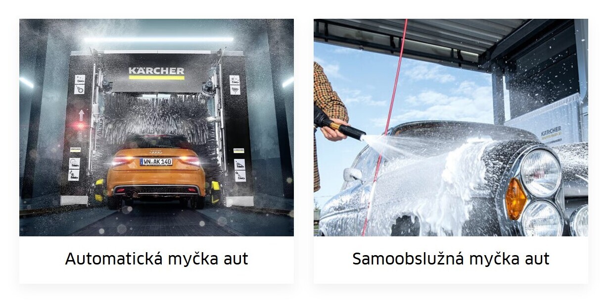 Konfigurátor myčky aut Kärcher