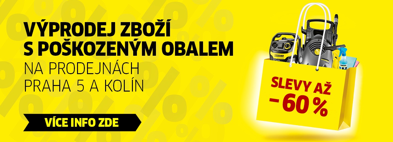 výprodej zboží s poškozeným obalem